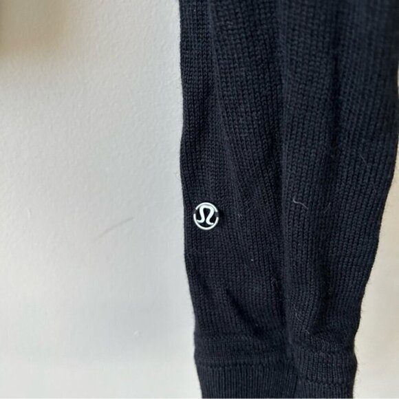 Lululemon Iconic Sweater Wrap Black Size 6 - Picture 5 of 7
